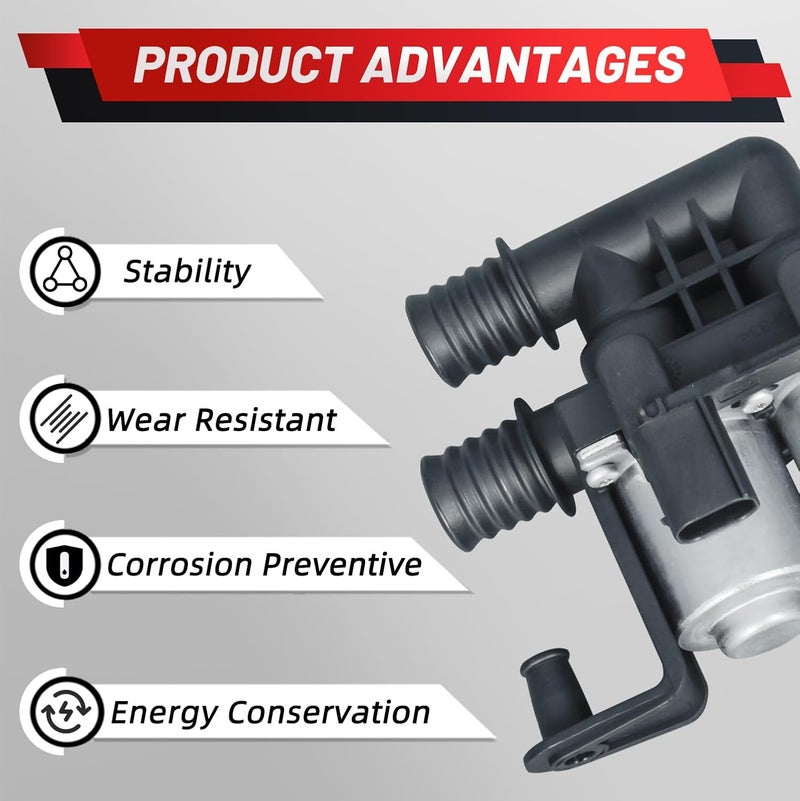 ProRefine Heater Control Valve Compatible with BMW X5 E53 E70 F15 2004-2018 X6 E71 F16 2008-2014 64116910544 - Image 3